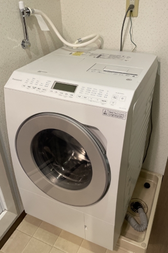 Panasonic NA-LX127BL-W washer and dryer machine after installation