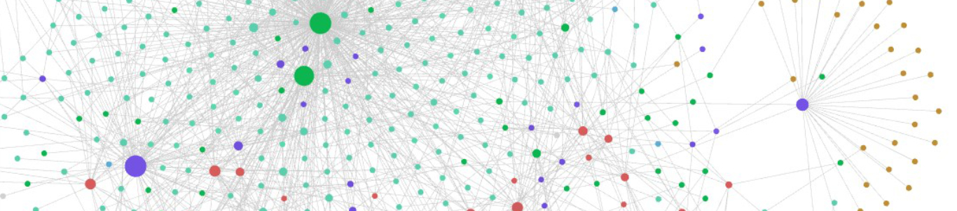 Blog banner (light theme) - Graph of knowledge nodes